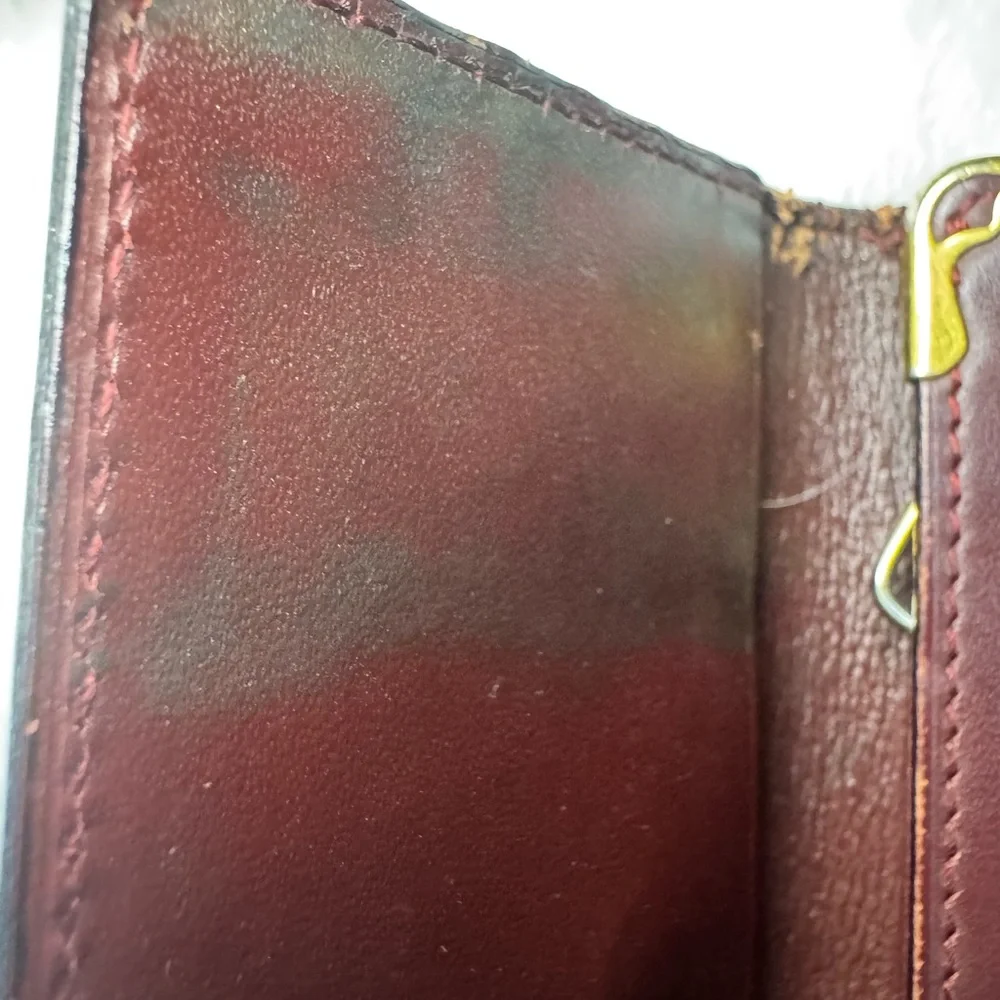 Cartier Must Leather Line 6 Key Holder/Case.